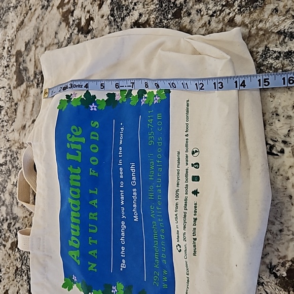 2/$10 Canvas tote - Picture 5 of 5